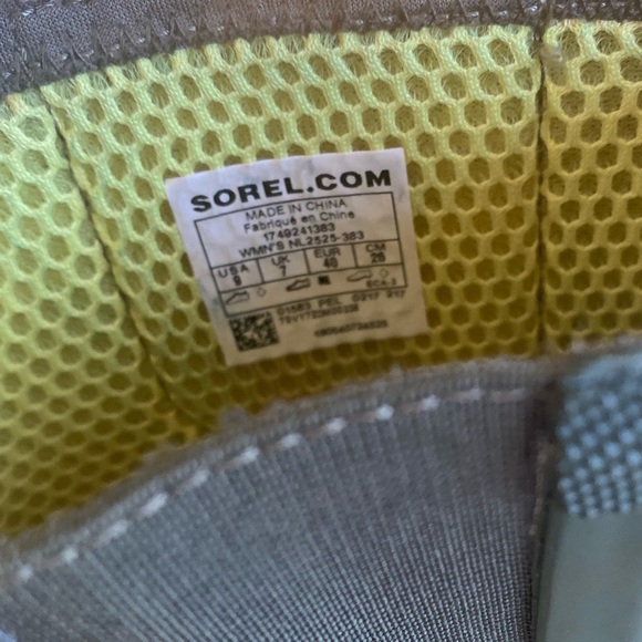 Sorel Joan Rain Chelsea Ankle Bootie Rubber Women's Olive Green Wedge Boots 8 - Picture 13 of 15